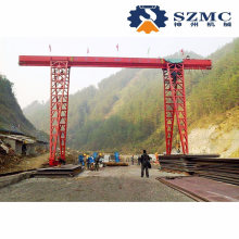 Single Girder Truss Hoist Winch Gantry Crane for Stock Yard